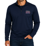 Load image into Gallery viewer, Antigua America 250 Tribute Men’s 1/4 Zip Pullover - Navy | Lightweight Performance Layer