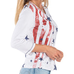 Load image into Gallery viewer, Women's Made in USA Vintage Stars and Stripes Top