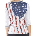 Load image into Gallery viewer, Women's Old Glory 3/4 Sleeve Top