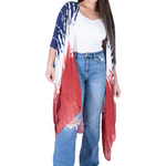 Load image into Gallery viewer, Patriot's Splash Kimono