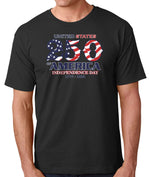 Load image into Gallery viewer, Independence Day Made in USA - 250th Anniversary - T-Shirt - The Flag Shirt