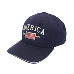 Load image into Gallery viewer, Made in the USA Structured Cotton Twill America 1776 Cap