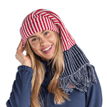 Load image into Gallery viewer, Made in USA Stars and Stripes Knit Scarf Hat