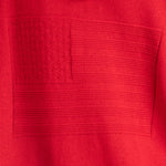 Load image into Gallery viewer, Women's Town Pride Made in USA Jacquard USA Flag Hooded Sweater