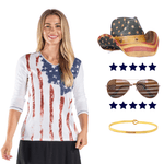 Load image into Gallery viewer, Women's Vintage Freedom Americana 4 Piece Bundle