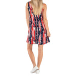 Load image into Gallery viewer, Women's Made in USA Stars and Stripes Travel Tank Dress