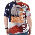 Load image into Gallery viewer, Men's America and Eagle Head Sublimated Tee