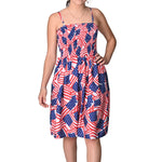 Load image into Gallery viewer, Women's One Size Patriotic Flag Dress