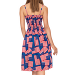 Load image into Gallery viewer, Women's One Size Patriotic Flag Dress
