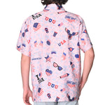 Load image into Gallery viewer, Men's Patriotic USA Eagle Print Hawaiian Shirt