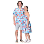 Load image into Gallery viewer, Women's One Size Patriotic Cloud Flag Dress