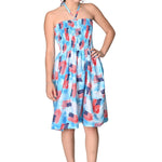 Load image into Gallery viewer, Women's One Size Patriotic Cloud Flag Dress