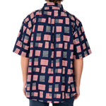 Load image into Gallery viewer, Men's Flag Print Button Up Short Sleeve Shirt