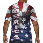 Load image into Gallery viewer, Men's American Bald Eagle Quick Dry T-Shirt