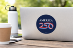 Load image into Gallery viewer, 250th Anniversary Blue Sticker | America 250 Commemorative Sticker 1776–2026