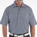 Load image into Gallery viewer, Men's Bobby Jones Performance Feed Stripe Polo