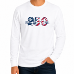 Load image into Gallery viewer, Dual Scroll America 250 Long Sleeve T-Shirt | The Flag Shirt