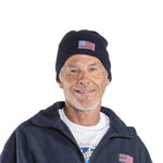 Load image into Gallery viewer, Made in USA Embroidered Flag Beanie