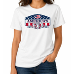 Load image into Gallery viewer, America's 250th Anniversary Made in USA Women's Shirt | The Flag Shirt