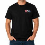 Load image into Gallery viewer, America 250 Waving Flag Men’s Patriotic Made in USA T-Shirt | The Flag Shirt