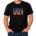 Load image into Gallery viewer, USA Eagle Heritage Men’s Patriotic T-Shirt – Made in USA | The Flag Shirt