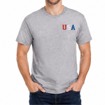 Load image into Gallery viewer, America Strong 250 USA Flag Men’s Patriotic T-Shirt | The Flag Shirt
