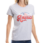 Load image into Gallery viewer, Women's America Flag 1776 Freedom T-Shirt