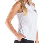 Load image into Gallery viewer, Women's Greg Norman Sleeveless USA Polo