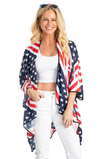 Load image into Gallery viewer, Women's Patriotic American Flag Vest
