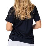 Load image into Gallery viewer, Women's Allegiance Freedom Tech Polo Shirt -Navy