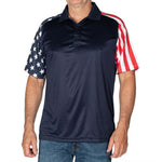 Load image into Gallery viewer, Men's Patriotic Performance Polo Bundle of 3 Shirts