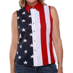 Load image into Gallery viewer, Women's Stars and Stripes Sleeveless with Hat and Bracelet