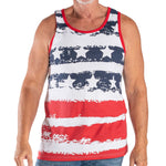 Load image into Gallery viewer, Men's American Flag Tank Top