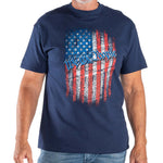 Load image into Gallery viewer, Made in USA We The People Vertical Flag Short Sleeve T-Shirt