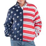 Load image into Gallery viewer, Unisex Patriotic Eagle Full Zip Windbreaker Jacket