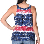 Load image into Gallery viewer, Women's Starry Print Burnout Tank Top