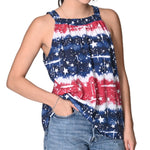 Load image into Gallery viewer, Women's Starry Print Burnout Tank Top