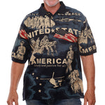 Load image into Gallery viewer, Men's Norman Flag 100% Cotton Polo Shirt