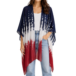 Load image into Gallery viewer, Patriot's Splash Kimono