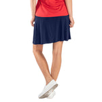 Load image into Gallery viewer, Women's 18" Made in USA Navy Pocket Skort