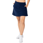 Load image into Gallery viewer, Women's 15" Made in USA Navy Pocket Skort