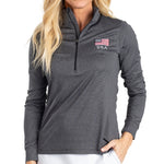 Load image into Gallery viewer, Women's Triumph 1/4 Zip Performance Golf Shirt