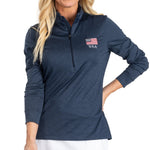 Load image into Gallery viewer, Women's Triumph 1/4 Zip Performance Golf Shirt