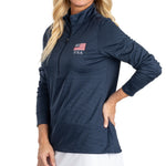 Load image into Gallery viewer, Women's Triumph 1/4 Zip Performance Golf Shirt