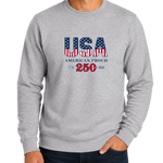 Load image into Gallery viewer, American Proud America 250 Crewneck Sweatshirt | The Flag Shirt