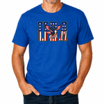 Load image into Gallery viewer, USA Eagle Heritage Men’s Patriotic T-Shirt | The Flag Shirt