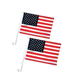 Load image into Gallery viewer, American Flag Car Flag Pack of 2