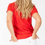 Load image into Gallery viewer, Women's USA Star Proud to be an American T-Shirt