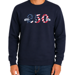 Load image into Gallery viewer, Dual Scroll America 250 Crewneck Sweatshirt | The Flag Shirt