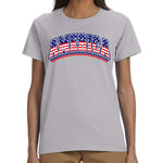 Load image into Gallery viewer, Women's America Stars and Stripes T-Shirt